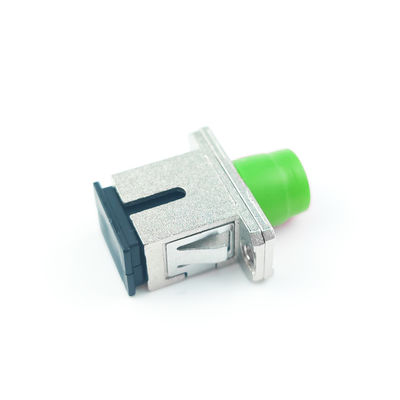 FTTH 1 Port Metal SCAPC FCAPC Adaptateurs hybrides en fibre optique Coupleurs pour le meilleur équipement