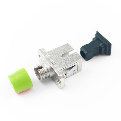 FTTH 1 Port Metal SCAPC FCAPC Adaptateurs hybrides en fibre optique Coupleurs pour le meilleur équipement