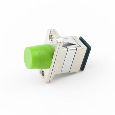 FTTH 1 Port Metal SCAPC FCAPC Adaptateurs hybrides en fibre optique Coupleurs pour le meilleur équipement