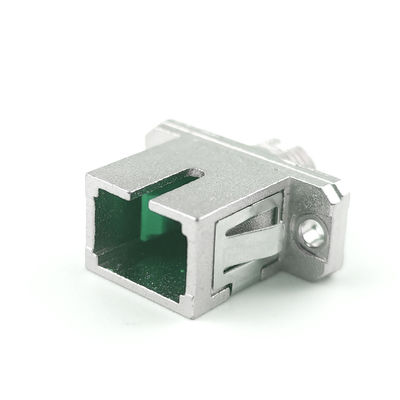 FTTH 1 Port Metal SCAPC FCAPC Adaptateurs hybrides en fibre optique Coupleurs pour le meilleur équipement