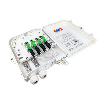 Boîte de distribution de fibres optiques FTTH extérieures à 8 cœurs avec 3 temps