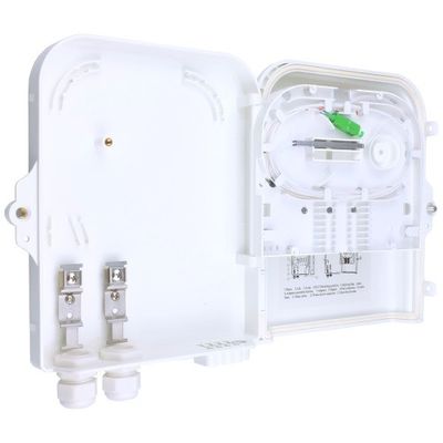 Boîte de distribution de fibres optiques FTTH extérieures à 8 cœurs avec 3 temps