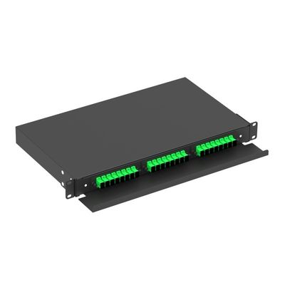 FTTX 1U type tiroir intérieur sous ODF 19 pouces cadre de distribution optique à fibre pour réseau LC