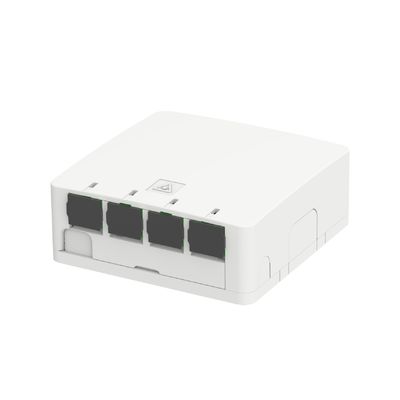 Panneau de connexion de plaque de face en fibre optique en plastique à 4 cœurs FTTX intérieur avec type de connecteur SC