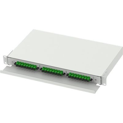 FTTX 1U type tiroir intérieur sous ODF 19 pouces cadre de distribution optique à fibre pour réseau LC