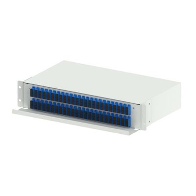 Connecteur en acier laminé à froid SC FC ST LC Type 19 pouces Cadre de distribution optique en fibre optique pour FTTX