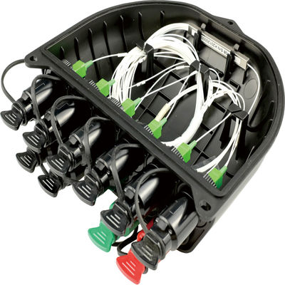 Boîte de distribution de fibre optique pré-connectée FTTH extérieure à 8 cœurs pour les fractionneurs