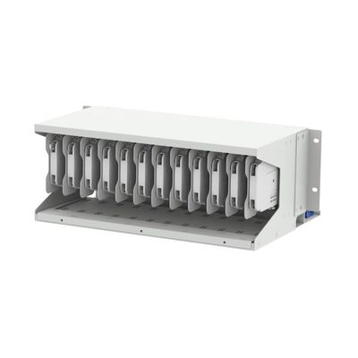 Gray RAL 7035 4U 144 cœurs 19 pouces panneau de patch de fibre optique sous ODF avec 3
