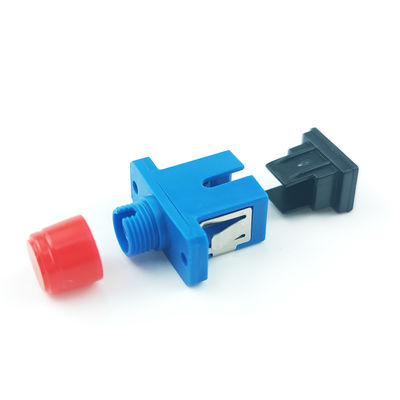 Adaptateurs de fibres optiques hybrides FTTH Coupleurs à manche en zirconium et connecteurs SC FC