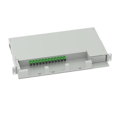 12 noyaux panneau de patch oscillant cadre de distribution optique 19 pouces SC APC type équipement à fibre optique n °