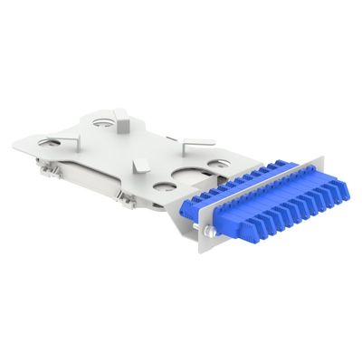 Gray RAL 7035 4U 144 cœurs 19 pouces panneau de patch de fibre optique sous ODF avec 3