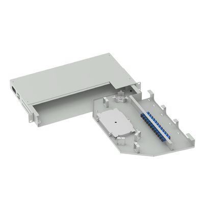 Réseau ODN 19 pouces panneau de patch oscillant Équipement à fibre optique avec 12 cœurs SC UPC Type 5