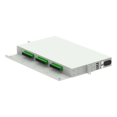 FTTH 96 Panneau de patch de capacité de noyau 19 pouces Cadre de distribution optique avec LC