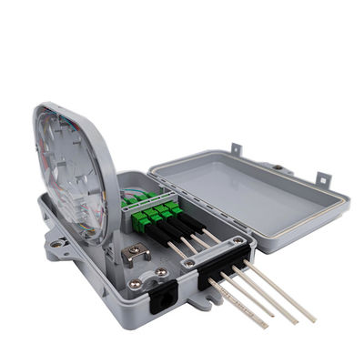 Accès au réseau FTTH extérieur IP65 4 cœurs Accès à la boîte de terminaison/distribution en fibre optique