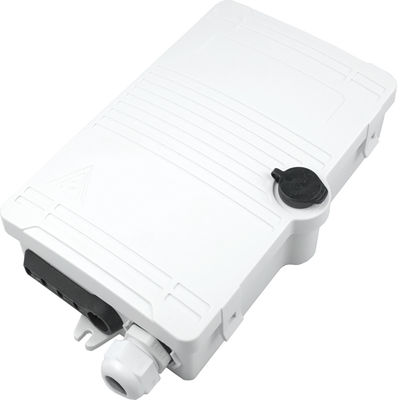 FTTH IP65 extérieur 4 cœurs boîte de terminaison en fibre optique avec connecteur SC mur monté gris