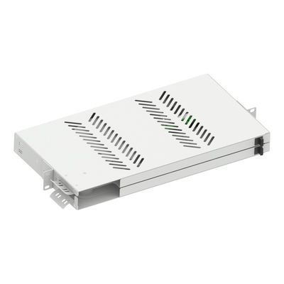 Panneau de patch en fibre optique de 19 pouces sous ODF avec connecteurs SC LC et acier laminé à froid