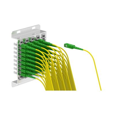 10 Armoire de distribution en fibre extérieure FTTH à 144 cœurs pour réseaux de télécommunications de grande capacité