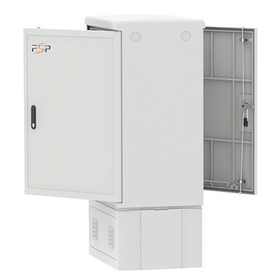 Armoire de distribution de fibres extérieures de réseau LAN câblé avec 10 temps et protection IP65