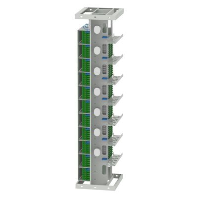 792 Noyaux Cadre de distribution de fibre optique à support ouvert Armoire ODF pour la gestion des câbles