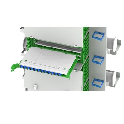 792 Noyaux Cadre de distribution de fibre optique à support ouvert Armoire ODF pour la gestion des câbles