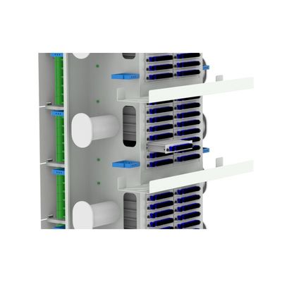 792 Noyaux Cadre de distribution de fibre optique à support ouvert Armoire ODF pour la gestion des câbles