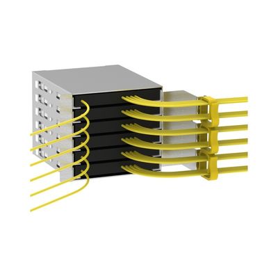 10 Armoire de distribution en fibre extérieure FTTH à 144 cœurs pour réseaux de télécommunications de grande capacité