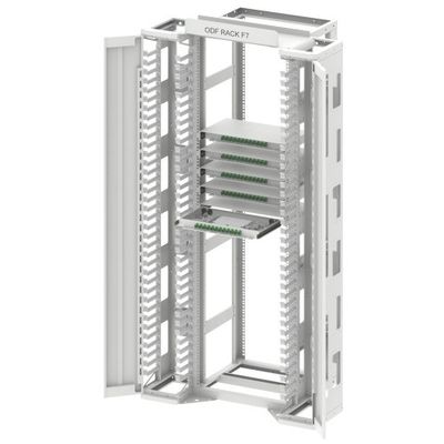 ODF en acier laminé à froid pour cadre de distribution de fibres optiques standard de 19 pouces en FTTH