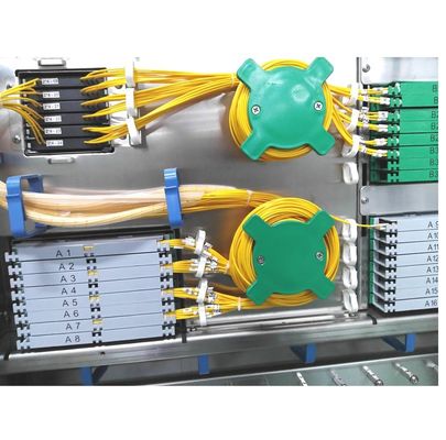 576 Cabinet de distribution de fibres optiques de capacité centrale pour réseau extérieur en fibre optique et FTTH