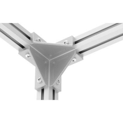FTTH 19 pouces Plateau ouvert argent/gris Profil en aluminium Cadre de distribution optique en fibre ODF