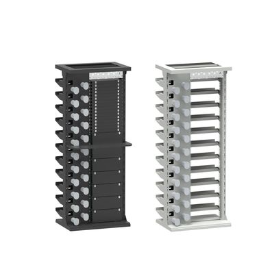 Finition en argent durable 47U Armoire de support ODF pour réseau intérieur FTTH FTTX plateau chargé
