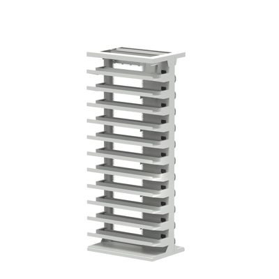 Finition en argent durable 47U Armoire de support ODF pour réseau intérieur FTTH FTTX plateau chargé
