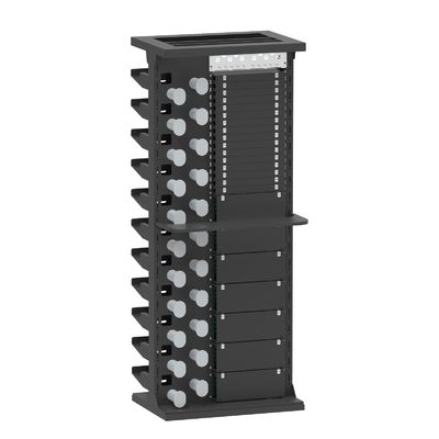 Finition en argent durable 47U Armoire de support ODF pour réseau intérieur FTTH FTTX plateau chargé