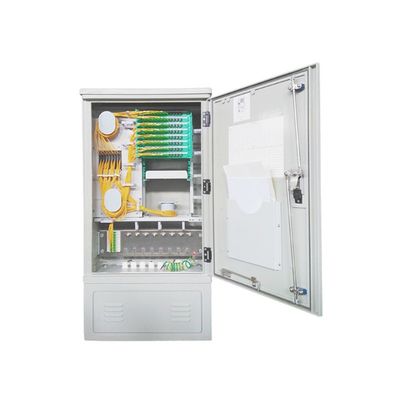144 Capacité Cabinet de distribution de fibres LAN câblées pour réseaux urbains et ruraux à large bande