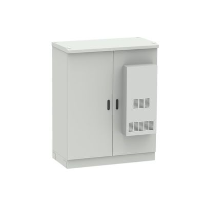 Armoire de télécommunication extérieure en acier inoxydable pour une fiabilité du réseau