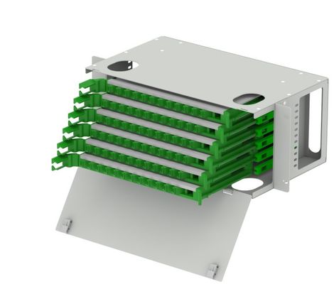 Armoire de télécommunication extérieure en acier inoxydable pour une fiabilité du réseau