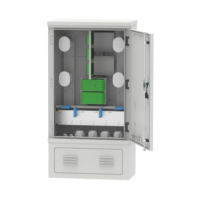FDC 96A IP65 SMC Armoire de distribution extérieure en fibre pour FTTH FTTX 1035 * 550 * 310 mm
