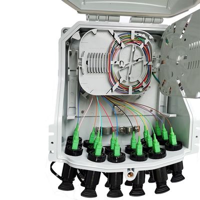 16 Noyaux Splitters de fibre optique pré-connectés extérieurs pour boîte de distribution réseau