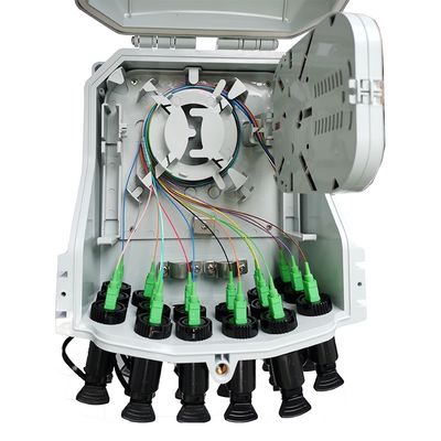 16 Noyaux Splitters de fibre optique pré-connectés extérieurs pour boîte de distribution réseau
