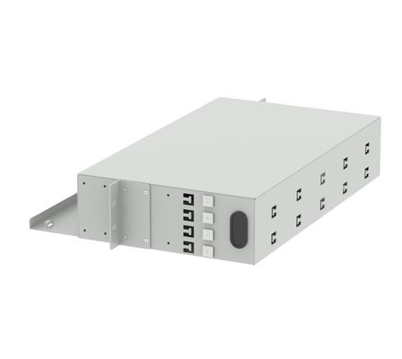 5 LC APC 48 ports 19 pouces Panneau de patch de fibre optique pour les applications FTTH du réseau ODN