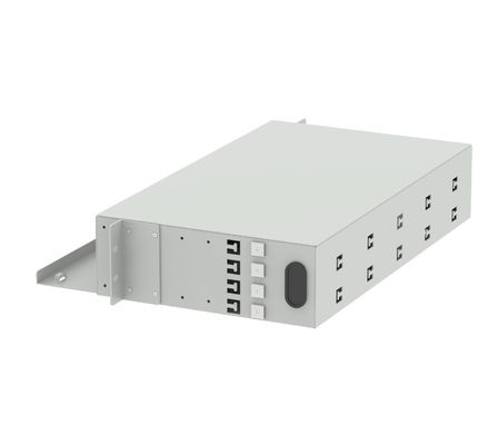 5 LC APC 48 ports 19 pouces Panneau de patch de fibre optique pour les applications FTTH du réseau ODN