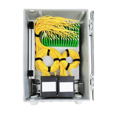 Boîtes de terminaux en fibre optique extérieures à 96 cœurs en gris