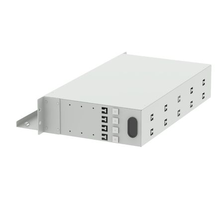 5 LC APC 48 ports 19 pouces Panneau de patch de fibre optique pour les applications FTTH du réseau ODN