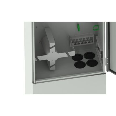 Plaque d'acier laminée à froid IP65 Armoire de télécommunication extérieure pour la distribution de fibres optiques de densité ODF