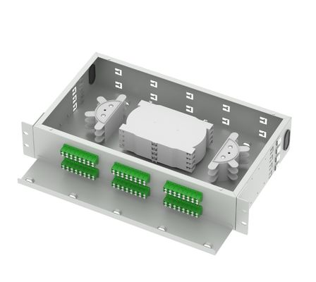 5 LC APC 48 ports 19 pouces Panneau de patch de fibre optique pour les applications FTTH du réseau ODN