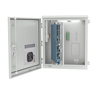 Temps de 5 ans Cabinet extérieur FTTH gris pour les infrastructures de télécommunications