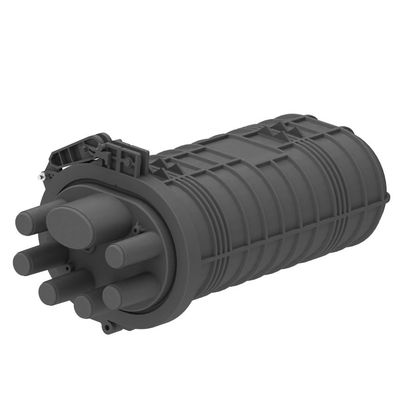 3- Boîte commune de câble de fermeture par splice en fibre optique à 288 cœurs noir pour réseaux FTTH