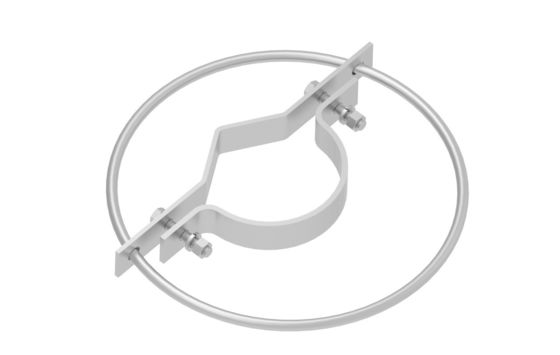 Anneaux de tête de pôle en fer extérieur pour le montage de pôles électriques utilisés dans la construction FTTH