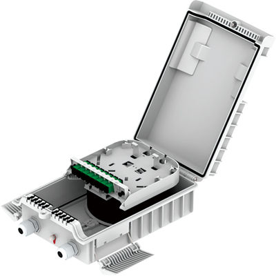 - Fabriqué FTTH IP68 8 cœurs boîte de distribution en fibre optique avec connecteur SC 274x175x86
