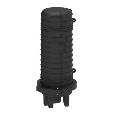 Couverture commune de câble de fermeture par splice en fibre optique à 192 cœurs noirs pour les projets FTTH en réseau