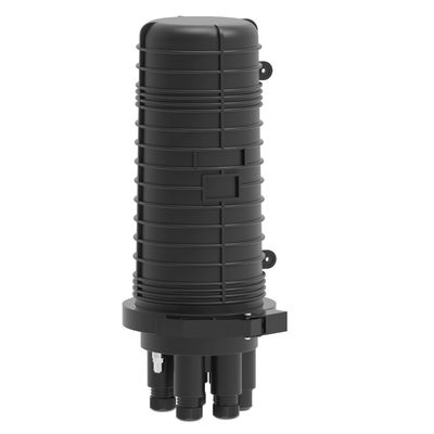 Couverture commune de câble de fermeture par splice en fibre optique à 192 cœurs noirs pour les projets FTTH en réseau
